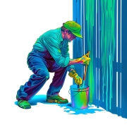 نقاشی سقف ساختمان