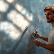 کار نقاشی ساختمان